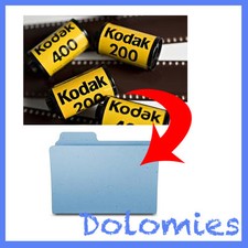 SERVIZIO SVILUPPO E SCANSIONE PELLICOLA 135  COLORE -C41