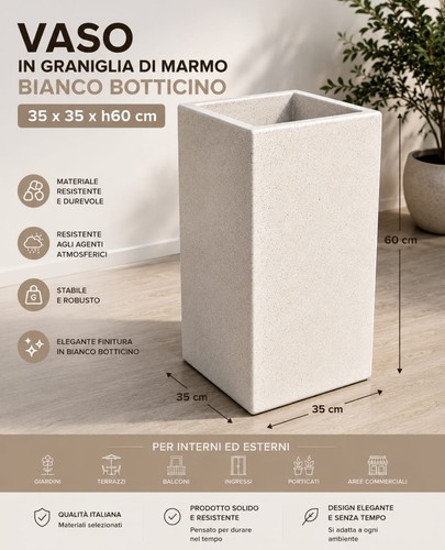 Vaso alto graniglia - alto, in