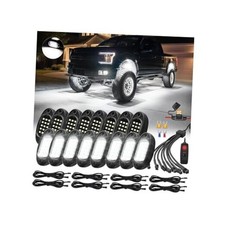 All Pure White LED Rock Lights