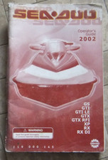 SEA DOO OPERATOR'S GUIDE 219000132 02 GTX 4 TEC GUIDA  US0 MANUTENZIONE INGLESE