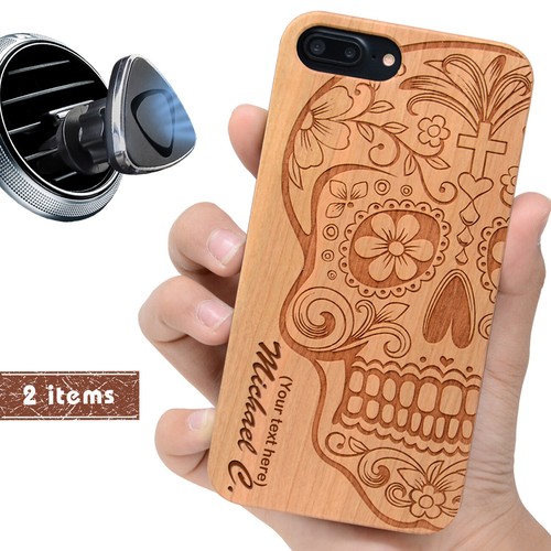 Custodia telefono legno - in,