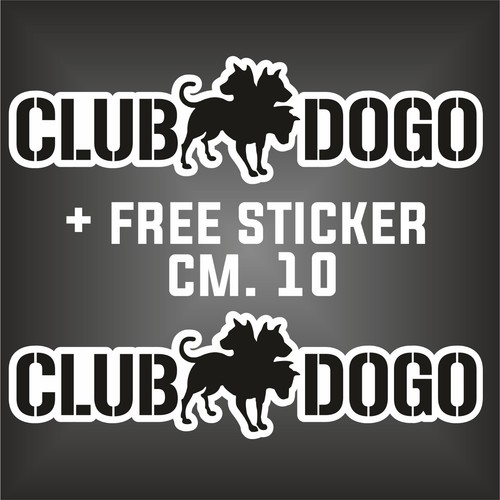 Adesivo club dogo - dogo, pop