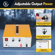 Saldatrice a punti da tavolo ad alta potenza anello di saldatura a impulsi piede touch saldatrice