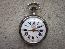 OROLOGIO DA TASCA CORTEBERT MOVIMENTO ROSKOPF FUNZIONANTE CASSA IN ACCIAIO +