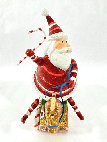 Pesante vetro babbo natale - pesante,