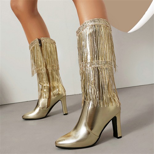 Stivali donna western punta - stivali,