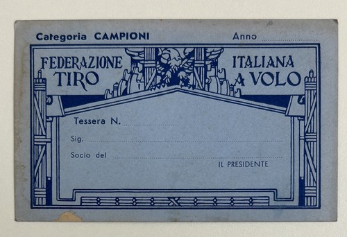 Tessera sport federazione - tessera,