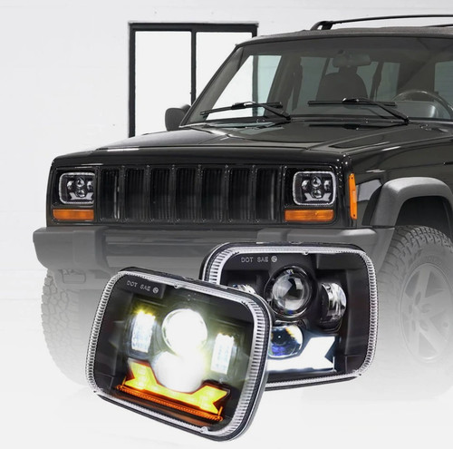 Jeep cherokee coppia fari - xj,