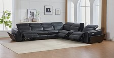 NEW Black 142" Wide Modern