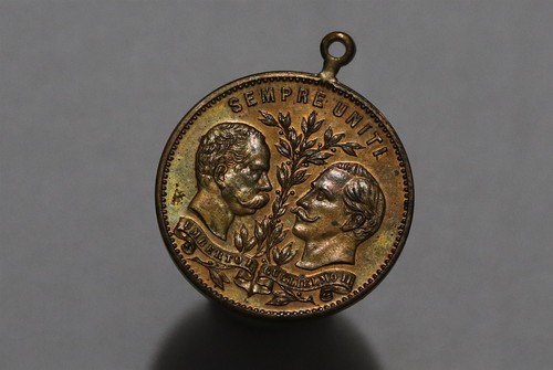 Medaglia italia germania 1888 - medaglia,