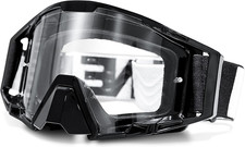 Occhiali Moto, Mascherina Motocross Con Protezione per Il Naso, Maschera Sci per