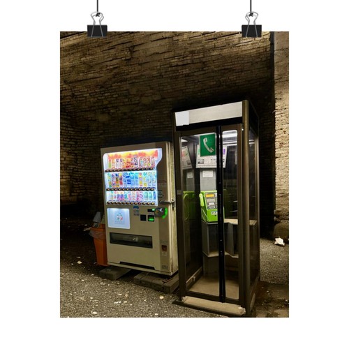 Poster cabina telefonica - , e
