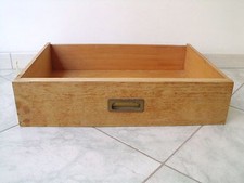 CASSETTO VINTAGE OGGETTO IN LEGNO MASSELLO MENSOLA COMO ARMADIO ANTICHI MOBILI 