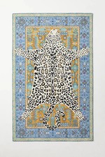 Tappeto moderno Octavia blu