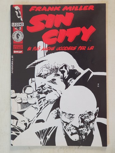 Fumetto sin city legend - legend, 3