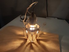 LAMPADA ANNI 60 PERFETTAMENTE FUNZIONANTE IN OTTONE FILO MOLTO LUNGO