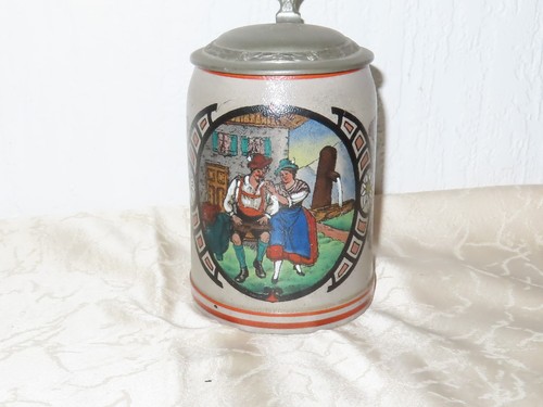 Boccale birra terracotta - birra, "
