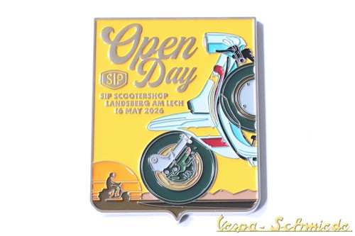 Targa metallo vespa sip - in,