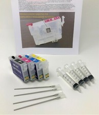 CARTUCCE RICARICABILI PER EPSON XP-2100 XP-2105 XP-2150 XP-2155 XP-3100 XP-3105 