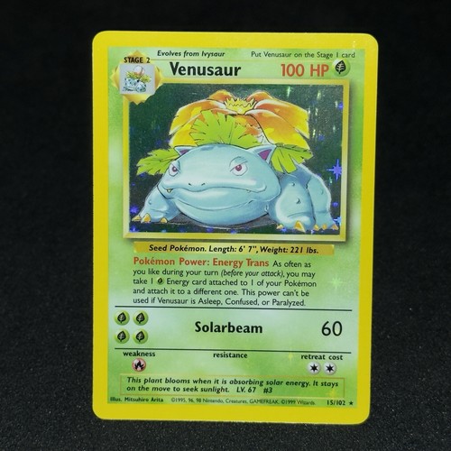 Holo bleed venusaur 102 set - bleed,