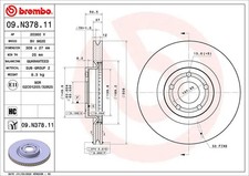 2x Disco freno ventilazione