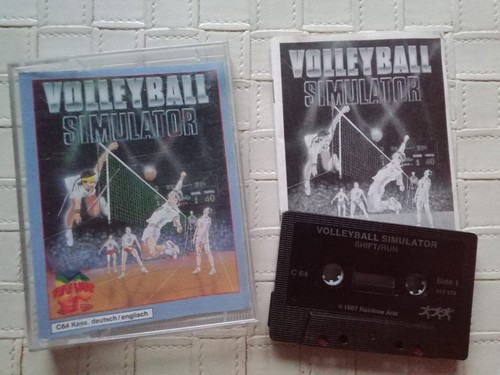 Volleyball simulator commodore - simulator,