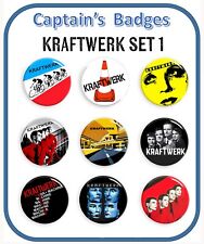 Set of Kraftwerk Badges 25mm -
