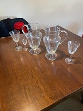 Servizio completo da 12 bicchieri in cristallo vintage