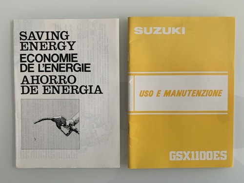 Suzuki gsx 1100 libretto - suzuki,