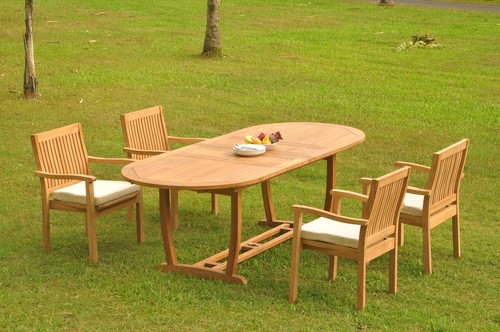 Dslv grade teak 5pz set - a-grade,