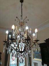 Lampadario Prestigioso Antico in Cristallo di BOEMIA a 8 luci 