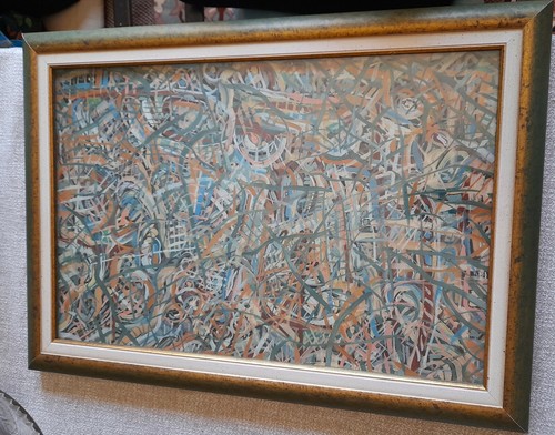 Dipinto quadro olio tela - su,