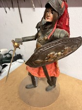 Pupo Siciliano, Cavaliere Paladino Marionetta, 40 cm ca. + Carretto