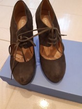 Scarpe Donna Tacco 11 Cm Plateu Interno 2Cm Lella Baldi Numero 37 Vero Camoscio 