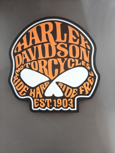 Harley davidson skull led - harley,