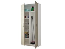 ARMADIO PORTASCOPE BIANCO/OLMO