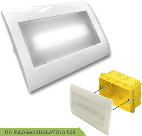Lampada luce emergenza led - lampada,