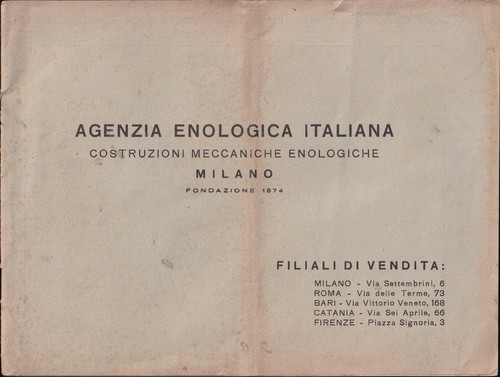 Catalogo azienda enologica - catalogo,
