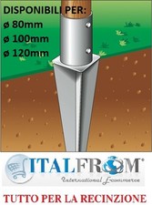 SUPPORTO ZINCATO PER PALO