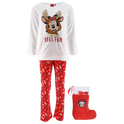 Pigiama natalizio minnie mouse - minnie,