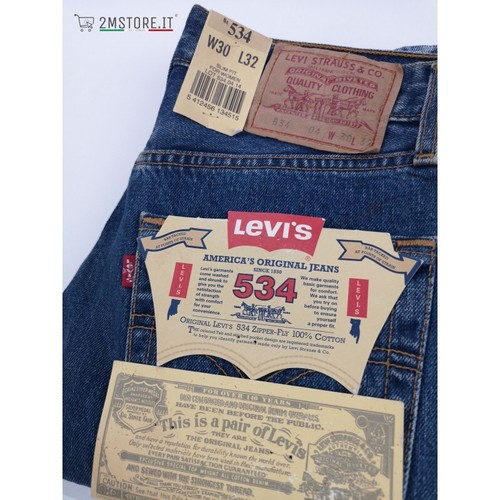 Levi jeans levis 534 blu - levi's,