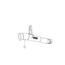 Akrapovic Ricambio Marmitta Destra Kawasaki Z1000/Z1000SX/Ninja 1000 2014-2020