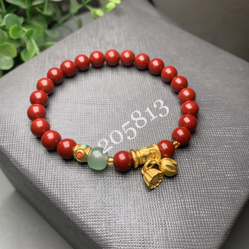 Bracciale cinabro minerale