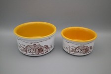 Set 2 Ciotoline Impilabili 2012 Mulino Bianco Barilla Le Cantastorie Int. Giallo