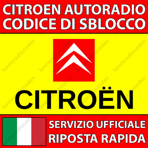 Citroen radio codice di - radio,