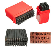 Set punzoni lettere alfabeto