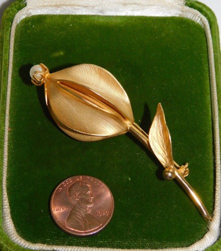 Spilla fiore unica - spilla, a