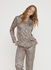 Pigiama donna in Raso bottoni