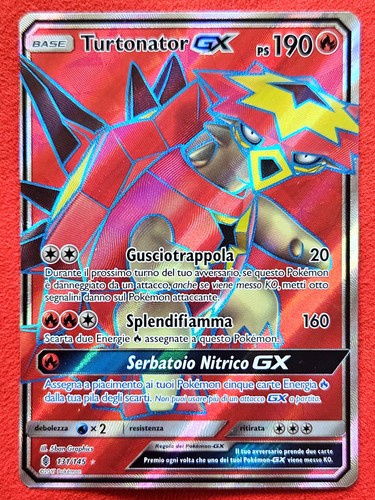 Carta pokemon turtonator - carta,
