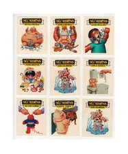 Secchio Spazzatura Bambini Vacanze Adesivi Speciali Trasparente Set Sgorbions